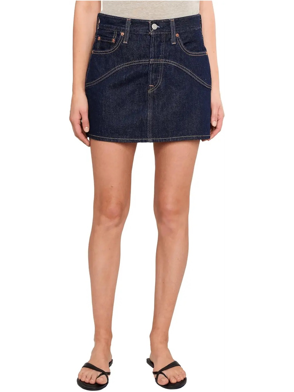 Levi’s Iconic Western Yoke Mini Skirt